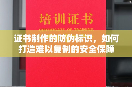 阳春证书制作的防伪标识，如何打造难以复制的安全保障