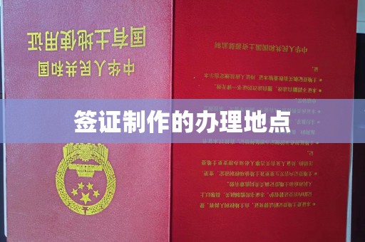 阳春签证制作的办理地点