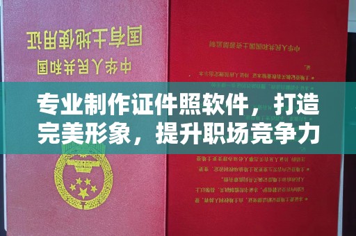 阳春专业制作证件照软件，打造完美形象，提升职场竞争力