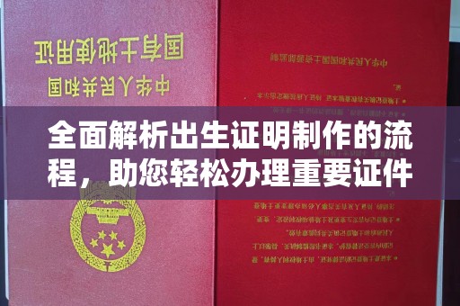 阳春全面解析出生证明制作的流程，助您轻松办理重要证件