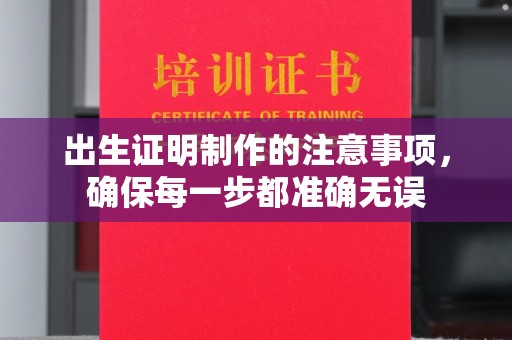 阳春出生证明制作的注意事项，确保每一步都准确无误