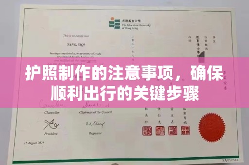 阳春护照制作的注意事项，确保顺利出行的关键步骤
