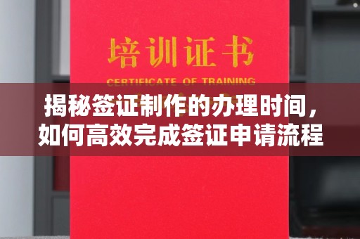 阳春揭秘签证制作的办理时间，如何高效完成签证申请流程