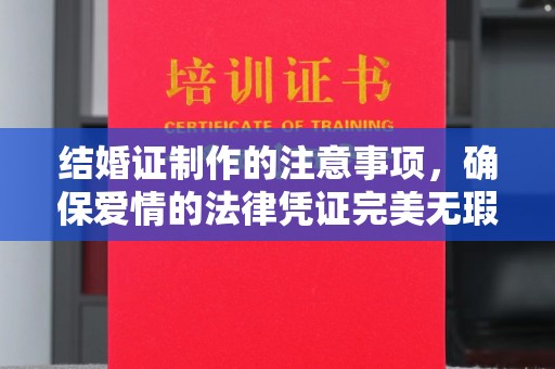 阳春结婚证制作的注意事项，确保爱情的法律凭证完美无瑕