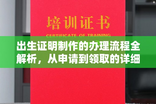 阳春出生证明制作的办理流程全解析，从申请到领取的详细指南