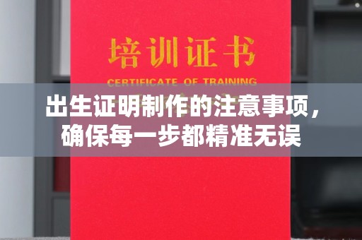 阳春出生证明制作的注意事项，确保每一步都精准无误