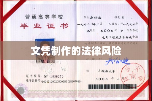 阳春文凭制作的法律风险