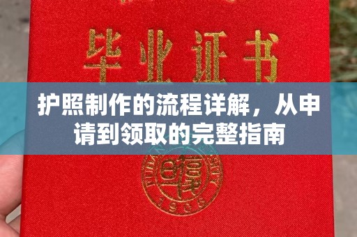 阳春护照制作的流程详解，从申请到领取的完整指南