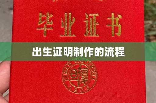阳春出生证明制作的流程